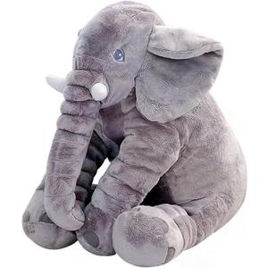 Ryttir 24 Inch Fuzzy Large Elephant Stuffed Animal, Soft Stuffed Elephants Plush Toy Cuddly Bedroom, Funny Valentine Elephant Gifts for Women Girls Boys