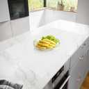 Silicone Mats for Kitchen Counter, Heat Resistant Countertop Protector, Non-Slip Table Mat Desk Saver Pad, Non-Stick Reusable Pastry Mat, Silicone Placemat, Craft Mat - 25'' X 17", White