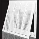 16 x 16 Inch Return Air Vent Cover for Wall Ceiling,Steel AC Return Air Filter Grille Fits Duct Opening 16 x 16, HVAC Vent Cover Grill,Holds 1" Air Filter