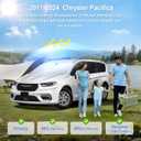 8pcs Car Window Shades for Chrysler Pacifica 2017-2025 Accessories,Windshield Side Rear Full Sunshade,Sun Visor UV Blocking, Privacy Protection and Blackout for Camping Outdoor