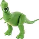 Mattel DisneyPixar Toy Story 4 True Talkers Rex Figure, 7.8 in / 19.81 cm-Tall Posable, Talking Character Figure with Authentic Movie-Inspired Look and 15+ Phrases, Gift for Kids 3 Years and Older