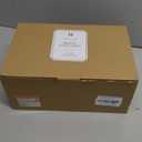 DN DECONATION Light up Christmas Decor Ceramic Village Houses, 3Pcs White Christmas Porcelain Villages with Frosted Trees, Holiday House Figurines Xmas Village Sets for Winter Table Decoration Indoor