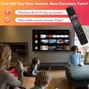 RMF-TX500U for Sony TV Remote Replacement, for All Sony Remote/Sony Bravia TV Voice Remote, RMF-TX500U for Sony Remote Control for Smart TV XBR/KD/XR Series X800H X950G A8H Etc, 1 Year Full Warranty