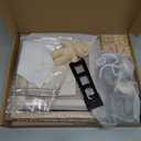 9 Pcs Pregnancy Announcement Set Pregnancy Reveal Ideas Felt Letter Board Baby Bodysuit Booties Photo Frame Bear Plush Wood Blocks for Coming Soon Baby Announcement(Black)