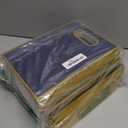 Kolldenn 30 Pcs Thank You Gift Bags with Handles 10.2 x 7.1 x 3.2 Inch Elegant Party Favor Bags with Ribbon Bow for Wedding Bridal Birthday Bridesmaid Holiday Party Supplies(Navy Blue)