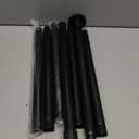 Black Shower Curtain Rod 31 to 104 Inch,1 Inch Diameter Adjustable Spring Tension Curtain Rod No Drilling Stainless Steel Telescoping Rod,No Rust