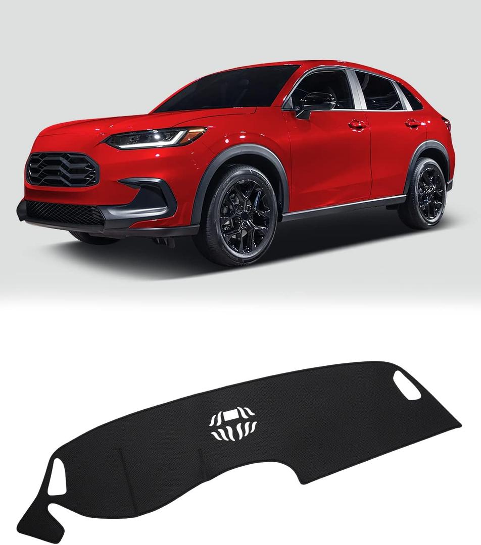 FIILINES Dash Cover for Honda HR-V 2023-2026 HRV, Dashboard Mat HRV Accessories Mesh Dash Mat Sunshade Nonslip Protector No Glare Black