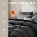 Goose Feather Down Fiber Comforter King Size,100% Organic Cotton Duvet Insert,All-Season Luxury Duvet Insert with Baffle Box Design, 750+Fill Power Hotel Collection Bedding Comforter