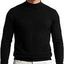 X RAY Mens Mock Neck Sweater, Soft Slim Fit Pullover Top, Basic Mock Neck Sweater for Men, Size M