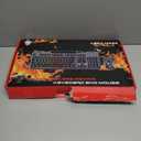 CHONCHOW 60% Gaming Keyboard and Mouse Combo, 68 Keys Wired LED RGB Backlit Black Gaming Keyboard and RGB Backlit Mouse, Small Light up Keyboard for PC Xbox PS4 (Black)