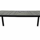 HD Designs Outdoors Reeve Rectangle Slat Table - 28.54H x 68W x 38D