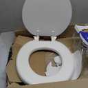 Mayfair 13EC 000 Soft Cushioned Toilet Seat, 1 Pack Round, White