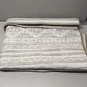 Washable Area Rugs 5' x 7' - 1/6 Thick - Moroccan-Inspired -Stain & Water Resistant Non-Slip - Resistant Rug for Living Room, Bedroom, Nursery, Pet & Child Friendly (Grey)