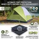 Heavy Duty Camping Tents, Outdoor Tents, 6 Person Family Camping Tent,Waterproof Windproof, 210D Oxford Fabric Ground Cloth