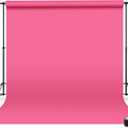 Denny Manufacturing - Seamless Paper Backdrop for Photography, Dark Pink Seamless Paper Roll - Deep Pink (107 in x 36 ft) Includes Free Roll Black Gaffer Tape (2 in x 13 ft)