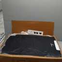 Sportneer Bleacher Chairs with Back and Cushion: 24'' Extra Wide 2.5'' Thick Comfy Cushion Stadium Seats with Armrest, 6 Adjustable Angle Bleacher Seat for Sport Events Concerts Parks Camping Fishing (Black, 2 Pack)