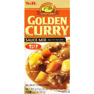 S&B, Golden Curry Sauce Mix, Mild, 3.2 oz (3.2 Ounce (Pack of 1))