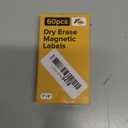 X-bet MAGNET Dry Erase Magnetic Labels 60 pcs 1x3 - Reusable Sticky Notes - Magnetic Notepads for Refrigerator - Dry Erase Magnetic Sheets - Blank Magnet Stickers - Used for Whiteboard, Classroom