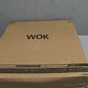 Todlabe Carbon Steel Wok, 13-Inch, Pre-Seasoned, Non-Stick, with Lid and Spatula, Flat Bottom, Ideal for Stovetop Cooking