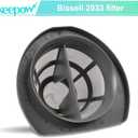 KEEPOW 2033 Vacuum Filter Compatible with Bissell Featherweight Stick Lightweight Bagless Vacuum 2033, 20331, 20333, 20336, 20339, 2033M (8 PACK)