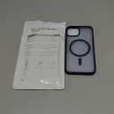 SUPFINE Magnetic for iPhone 14 Case & iPhone 13 Case (Compatible with MagSafe) (Military Grade Drop Protection) Slim Translucent Matte Shockproof Phone Cover,Navy Blue