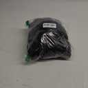 Amazon Essentials Men's Cotton Crew Athletic Socks with Cushioned Sole, 10 Pairs (8-12, Black)