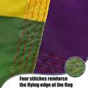 New Progress Pride Flag 4x6 Ft Outdoor, LGBTQ Support Gay Pride Progress Flags, Premium Inclusive Bisexual Rainbow Flag with 2 Brass Grommets