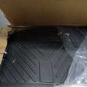 Q7 Cargo Liner for Audi Q7 2017 2018 2019 2020 2021 Trunk Liner Tray Heavy Duty Rubber Rear Cargo Area Mat Waterproof Protector Floor Mat Black