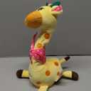 Dancing Talking Giraffe Toy, Stuffed Animal Baby Toy Repeating What You Say, Glowing Musical Electronic Giraffe Gifts for Toddlers 1-3 Years Old (Giraffe)