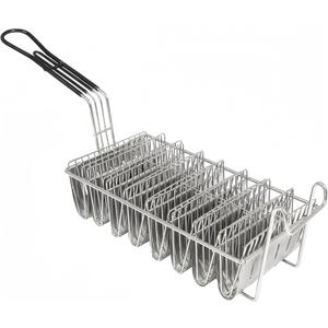 8 Shells Taco Shell Fryer Basket with Detachable Handle,Commercial Grade Stainless Steel Hard Shell Maker Mold Taco Fryer Basket Each Time Deep Frying 8 Crispy Taco Shells