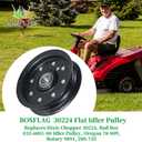 30224 Idler Pulley Replaces Dixie Chopper 30224 for Dixie Chopper 42", 50", 60" and 72" Decks (1 pack 30224 black)