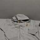 Mr.Color Womens Hoodies Full Zip Up Oversized Drawstring Hooded Sweatshirt Casual Jacket Coat with Pockets Grey, Size: L
