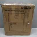 Uniclife Locking Medicine Cabinet, Large Medication Lock Cabinet with Code, 14 Inch