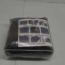 Leather Look Recliner Couch Cover 8-Piece Recliner Sofa Slipcovers 3 Seater for Reclining Couches Furniture Protector Spandex Fabric Washable (Recliner Sofa, Brown)