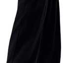 Girls High Waisted Pants Girls Casual Pants Kids Wide Leg Long Trousers with Pockets, Black, 6-7 Years