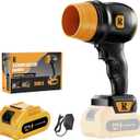 21V Cordless Leaf Blower, Lightweight Handheld 67 MPH Compact Yard Blower for Patio/Garage & Window Track Cleaning  Battery & Fast Charger Included