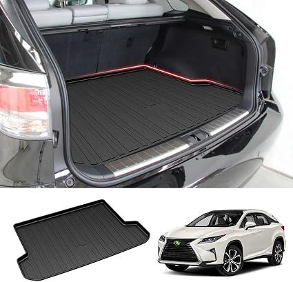 Powerty Fit for Trunk Mat Lexus RX350 RX450h 2016-2022 (Not for RX350 L or RX450h L), All Weather TPE Cargo Mat Liner for Rear Trunk