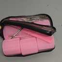 4 Sizes Self-Grip Hair Rollers Set for Long, Short Hair and Bangs - 50 Pcs with Clips (25mm, 36mm, 48mm, 60mm), Pink