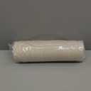 yuuzue Faux Leather Placemats Set of 6 with Matching Coasters, Heat Resistant PU Oval Placemats, Waterproof Wipeable Washable Place Mats, Non-Slip Table Placemats for Dining Table Kitchen Patio (Beige)