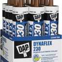 DAP Dynaflex 230 Premium Elastomeric Sealant, Cedar Tan, 10.1 Oz, 12 Pack (7079818412)