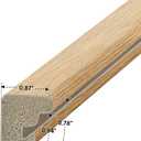 Rustic Oak 20x26 Frame - Single Frame, 20 x 26 Poster Frame for Artwork, Puzzles, Photos and Movie Posters Picture Frames
