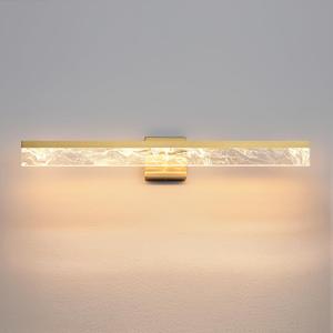 AIJIASI Gold Bathroom Light Fixtures, 32 Inch Modern Vanity Lights for Bathroom 24W Dimmable Vanity Lighting Fixtures Over Mirror LED Vanity Light Bar for Restroom Mirror 3000K