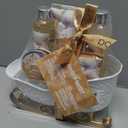 Gift Baskets for Women, Body & Earth Gift Set with Jasmine & Honey Scent Includes Bubble Bath, Hand Cream, Holiday Gift Baskets, Bath and Body Gift Sets for Women, Happy New Year Gifts