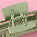 10 x 8pcs Bridesmaid Proposal Gifts 4.1 Inch Square Set of 8 Bachelorette Hair Claw Clips ideas Bridal Shower Gift for Wedding Party Favors (12pcs Black)