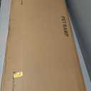 Dog Ramp for Bed, Non-Slip Pet Ramp with 5 Adjustable Heights, Portable Foldable Wooden 40" Long Pet Stairs for Small & Large Old Dogs & Cats - Lightweight & Easy Storage