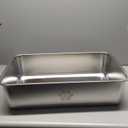 Stainless Steel Cat Litter Box High Side Cats Toilet Metal Kitten Litter Pan, Pet Cleaning Tool for Big and Small Cats, Rabbits, Splash-Proof and Non-Stick Cat Poop Box odorless 19.7"x13.8"x5.9"
