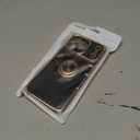 Hython for iPhone 17 Pro Max Case with Ring Stand, 360 Rotatable Ring Holder Magnetic Kickstand, Plating Rose Gold Edge Soft Cover Protective Phone Case for iPhone 17 Pro Max 6.9", Black