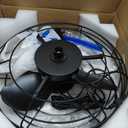 Coolbull 20'' Black Outdoor Gazebo Ceiling Fans with Light