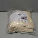 10x10ft Wrinkle Free Backdrop Curtain for Parties Soft Fabric Drapes Wedding Cream Curtain Backdrop for Birthday Party Decorations Background for Photography 5x10ft, 2 Panels