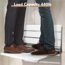 Wall Mount Shower Seat 18", Shower Bench Wall Mount for Inside Shower, Fold Down Shower Seat, Shower Seats for Adults